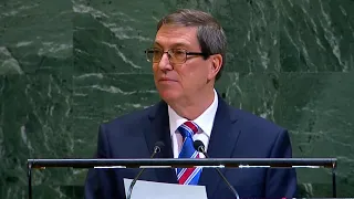 Discurso del Canciller de Cuba, en la presentación del Proyecto de Resolución contra el bloqueo.