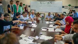 فرز نتائج انتخابات مؤتمر مجلس طلبة جامعة بيرزيت للدورة 2022-2023