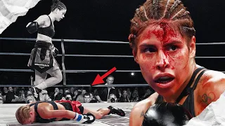 Top 5 knockouts femeninos más ATERRADORES  de la historia | Narices Rosas
