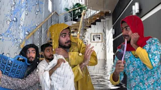 العائلة المغربية فاش كاطيح الشتاء
