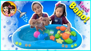 BAÑAMOS A LUQUITAS | Las Leoncitas Kids