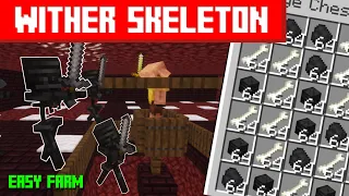 Easy Wither Skeleton Farm in Minecraft 1.16/1.21+  [Without Wither Roses][Tutorial]