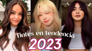 LAS TENDENCIAS DE COLOR 2023 🍷🔥 (CABELLO)