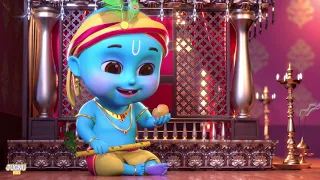 Happy Janmashtami - Nursery rhymes & baby songs | Cartoon for kids | +more kids songs - Jugnu Kids