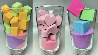 Very Satisfying and Relaxing Kinetic Sand, drop and squish