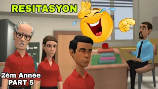 Gade Kòman Yon Resitasyon Gou Mezanmi😂Elèv Yo Resi Kraze Klas La🤣🤣🤣 | Komik Kreyòl