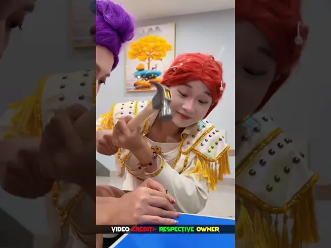 रिया ने स्वीटी के हाथ पर हथौड़ा ⚒️ मार दिया फिर जो हुआ 😲💔 #shorts #funny #shortsfeed