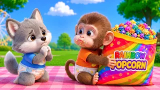 Compartir es Cuidar | Los Niños Aprenden a Compartir con Bebé Mono | Canciones Infantiles