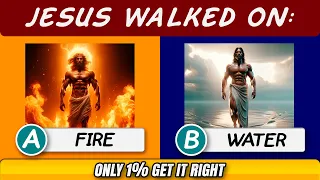 35 BIBLE QUESTIONS TO TEST YOUR BIBLE KNOWLEDGE - Bible Quiz🙏❤️