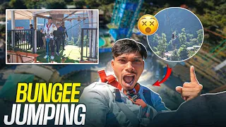 Finally Rishikesh mein BUNGEE JUMPING Kr he li 🤩