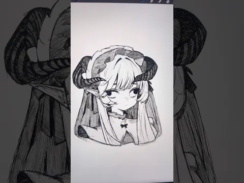 この方法では目を描くのが簡単になります#デジタルアニメアート #アート #デジタルドロー #描画 #iPadProアート #アニメーション