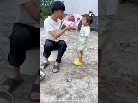 Daughter is doing father's work🥰❔