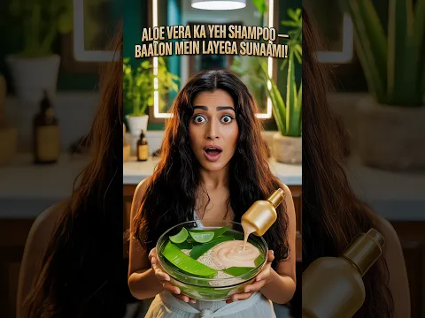 Make This Powerful Aloe Vera Shampoo at Home — For Silky and Shiny Hair Naturally