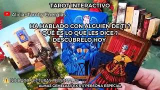 ✨Ha Hablado Con Alguien de Ti? 🗣️💔 Qué es lo que les Dice? 💬 Descúbrelo Hoy 🔮Tarot Interactivo✨