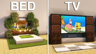 10 Simple Bedroom Ideas in Minecraft!