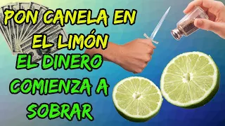 928---PONLE POLVO DE CANELA AL LIMÓN CORTADO y mira que sucede