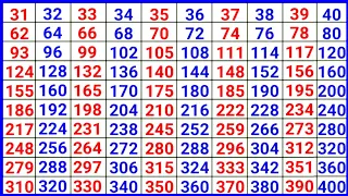 Pahada video 31 se 40 Tak hindi me. Table video 31 to 40.