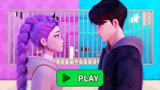 RUMI & JINU PRISON RUN! Obby roblox Gameplay Walkthrough No Death 4K