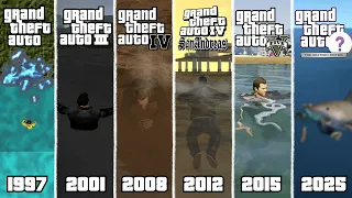 Swimming & Water Physics Evolution: ALL GTA Games (1997-2025)