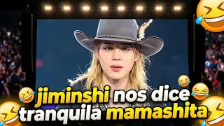 Jimin shi nos dice tranquila mamashita RECOPILACIÓN DE MOMENTOS DEL CONCIERTO DE BTS EN MEXICO