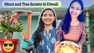 Ninni ne Tree Society ke Sath Diwali Manaya 🪔😊❤️