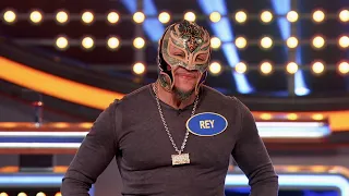 WWE Wrestler Rey Mysterio and His Daughter Aalyah Play Fast Money - Celebrity Family Feud