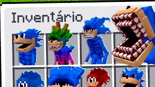 TODOS OS NOVOS MONSTROS SHIN SONIC TAPES DO MINECRAFT !