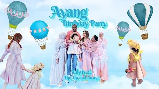 Seru banget acara ulang taun ayang kayak nikahan !  Vlog amatir