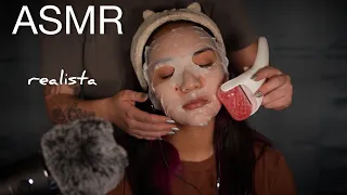 SKIN CARE EN PERSONA - ASMR EN ESPAÑOL (me quedé dormida🥱)
