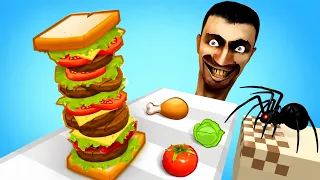 Sandwich Runner, Burger Master, Food Run, - Gameplay Walkthrough - All Levels ( IOS, Android)