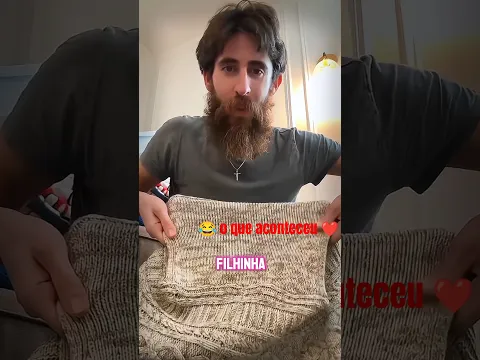 Pai confuso tentando entender a roupa da filha! 😂❤️❤️o final surpreendeu!