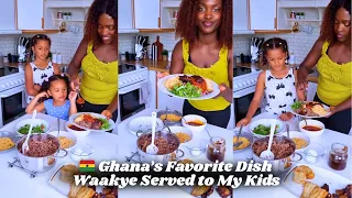 Hot & Delicious Waakye Served Fresh | Authentic Ghanaian Rice and Beans Recipe | African Street Food