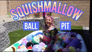 MAKING A GIANT SQUISHMALLOW BALL PIT