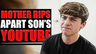 ITS OVER. My Angry Mom RIPS APART My 1.5 Million Subscriber YouTube Channel | Ayden Mekus