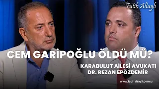 Münevver Karabulut'un ailesinin avukatı Dr. Rezan Epözdemir, Fatih Altaylı'nın sorularını yanıtladı