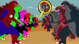 TEAM GODZILLA & KONG vs Catnap vs All Smiling Critters Bigger Bodies MONSTERS: Who Will Win? CARTOON