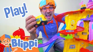 Indoor Playground With Blippi! | Learning Movements For Toddlers | Educational Videos for Kids