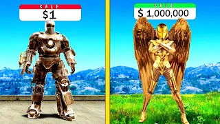 $1 IRON MAN Vs $1,000,000 IRON MAN In GTA 5!