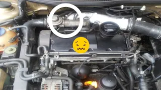 سلك تسبب في مشكل كبير (اهتزاز في محرك) problème vibration moteur golf 4