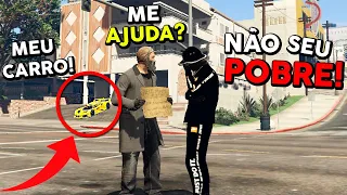 TESTEI a HUMILDADE dos JOGADORES e ME SURPREENDI no GTA RP