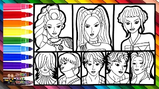 Draw and Color the Characters from K Pop Demon Hunters: Huntrix and the Saja Boys 👩‍🎤🎤✨😈👹🗡️🧑‍�