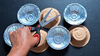 DIY best out of waste craft ideas for home decorations/ waste paper bowl using for flower vase