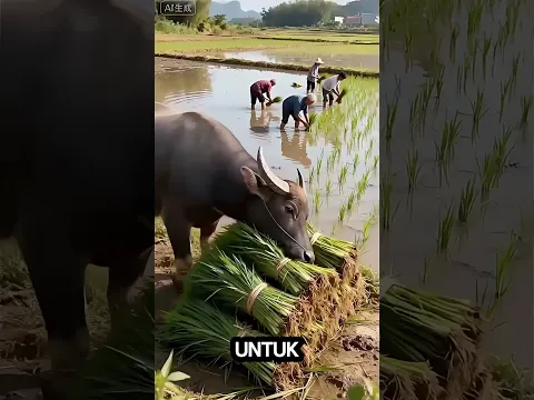 Seekor sapi menanam pohon, seekor kerbau menanam padi—tetap saja tidak ada apresiasi!#shorts