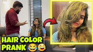 Hair Colour Prank 😂| He Got Shocked 😱| Prank On Him | Prank Gone Wrong 😰| Tamil Prank | KL With TN
