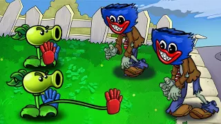 HUGGY WUGGY ZOMBIE - Plants VS Zombies Poppy Playtime Animation