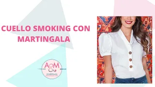 COMO HACER UN CUELLO SMOKING CON MARTINGALA