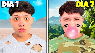 Sobreviví 7 Días Comiendo Chicles Militares