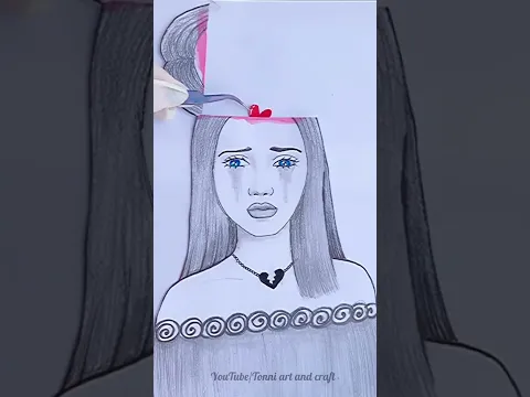 Leave the harmful things in your life 💔❤️ #shorts #youtubeshorts #tonniartandcraft #art