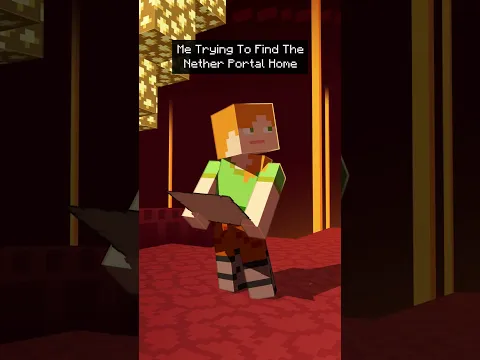 Trying To Find The Nether Portal In Minecraft...