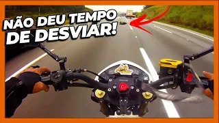ESTAVA ACELERANDO FORTE E APARECEU DO NADA NA ESTRADA